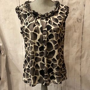Signature by Larry Levine Ruffled edge Blouse